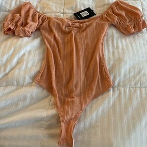 Fashion Nova Chloe Puff Sleeve Bodysuit